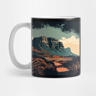 Stylised Table Mountain Mug